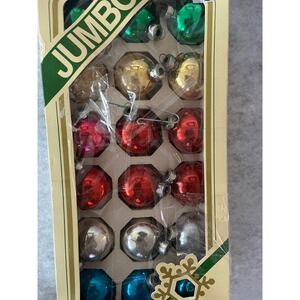 Pyramid 3 Set of Vintage Christmas Ornaments